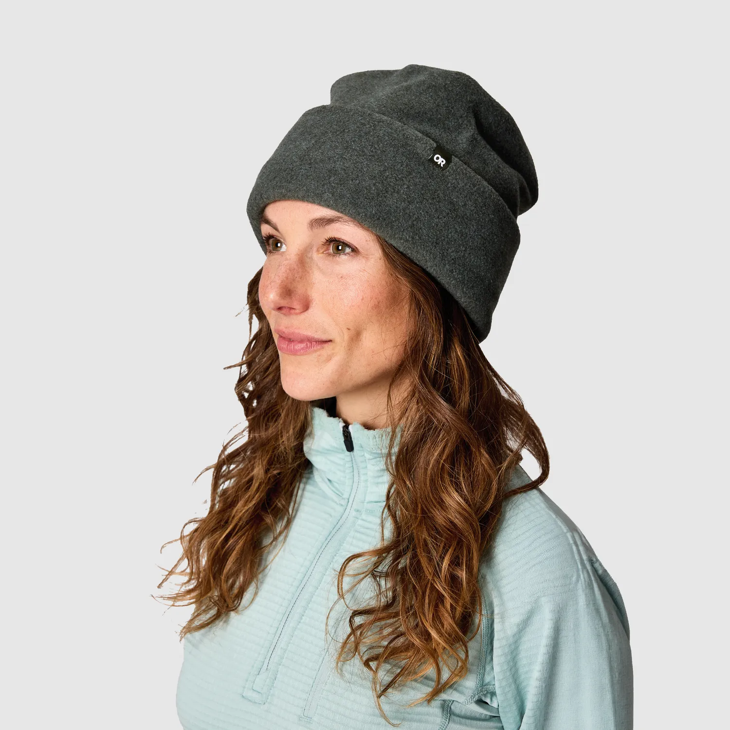 Outdoor Research Deming Fleece Beanie lue fleece Dark Laurel