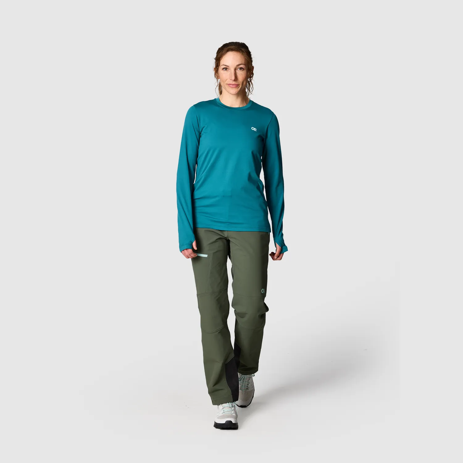 Outdoor Research ActiveIce Spectrum Sun langermet trøye Mallard UPF 50+