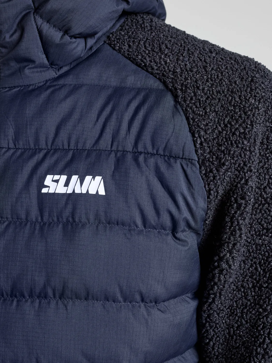 Slam Altura Puffer Hybrid jakke mørk marine Primaloft