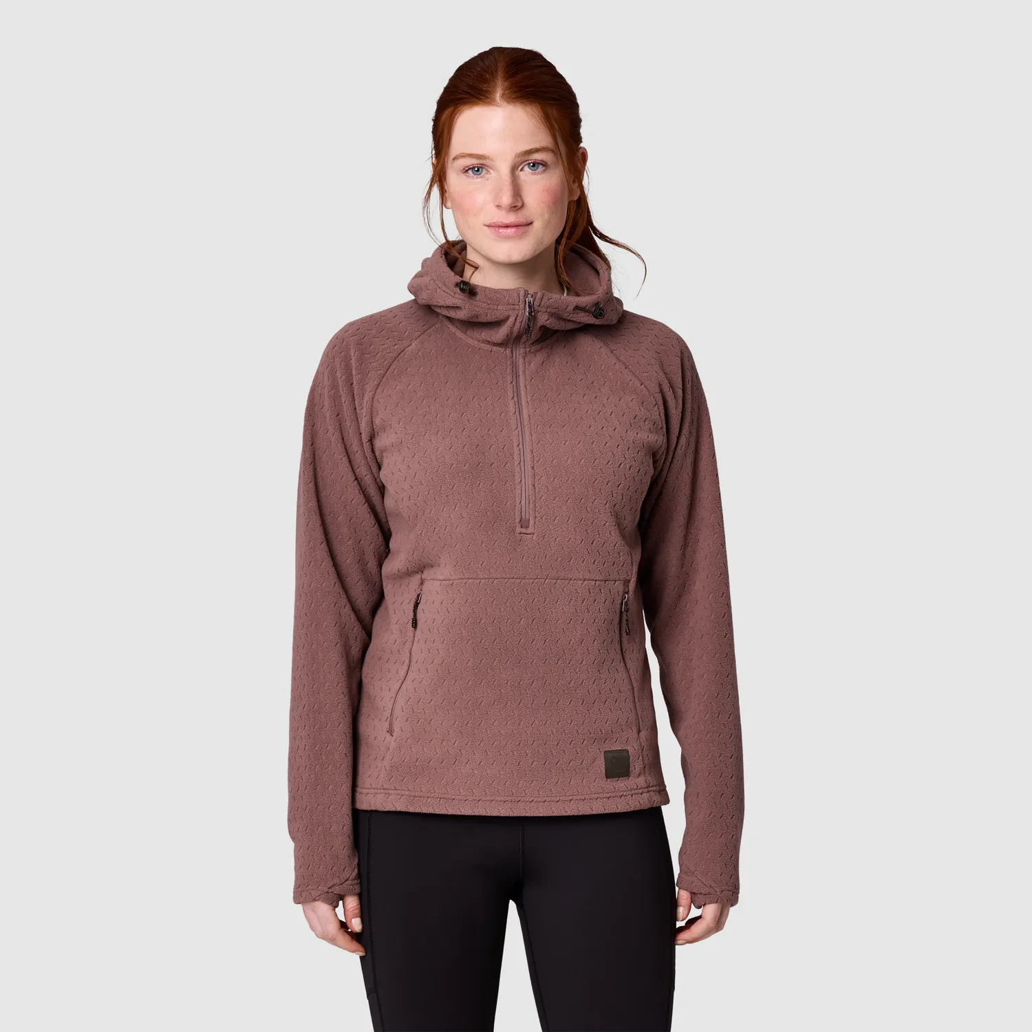 Outdoor Research Trail Mix XT Fleece Pullover Hoodie fleecegenser dame Malachite UPF 50+