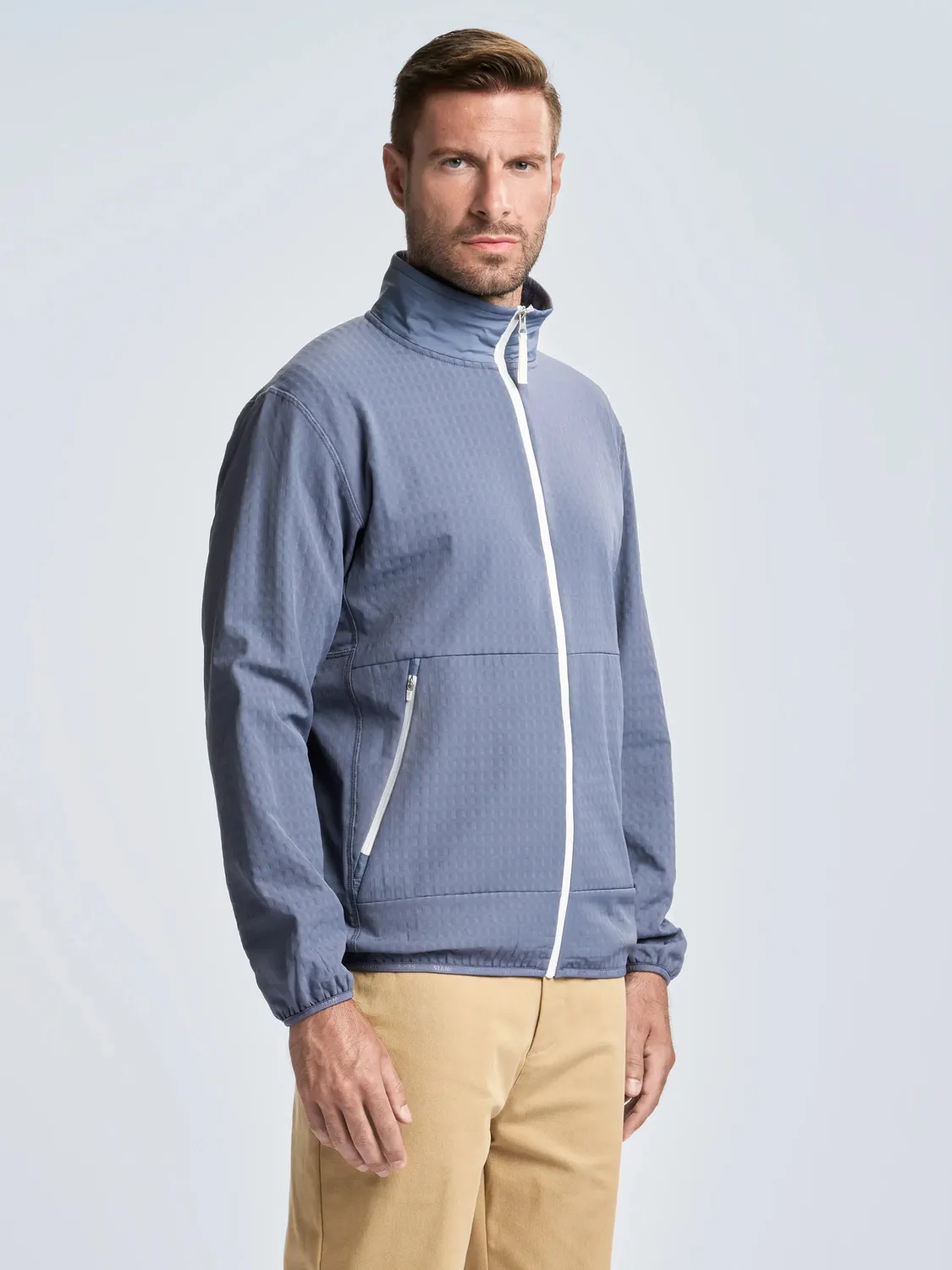 Slam Altura FZ Grid Fleece fleecejakke herre glidelås