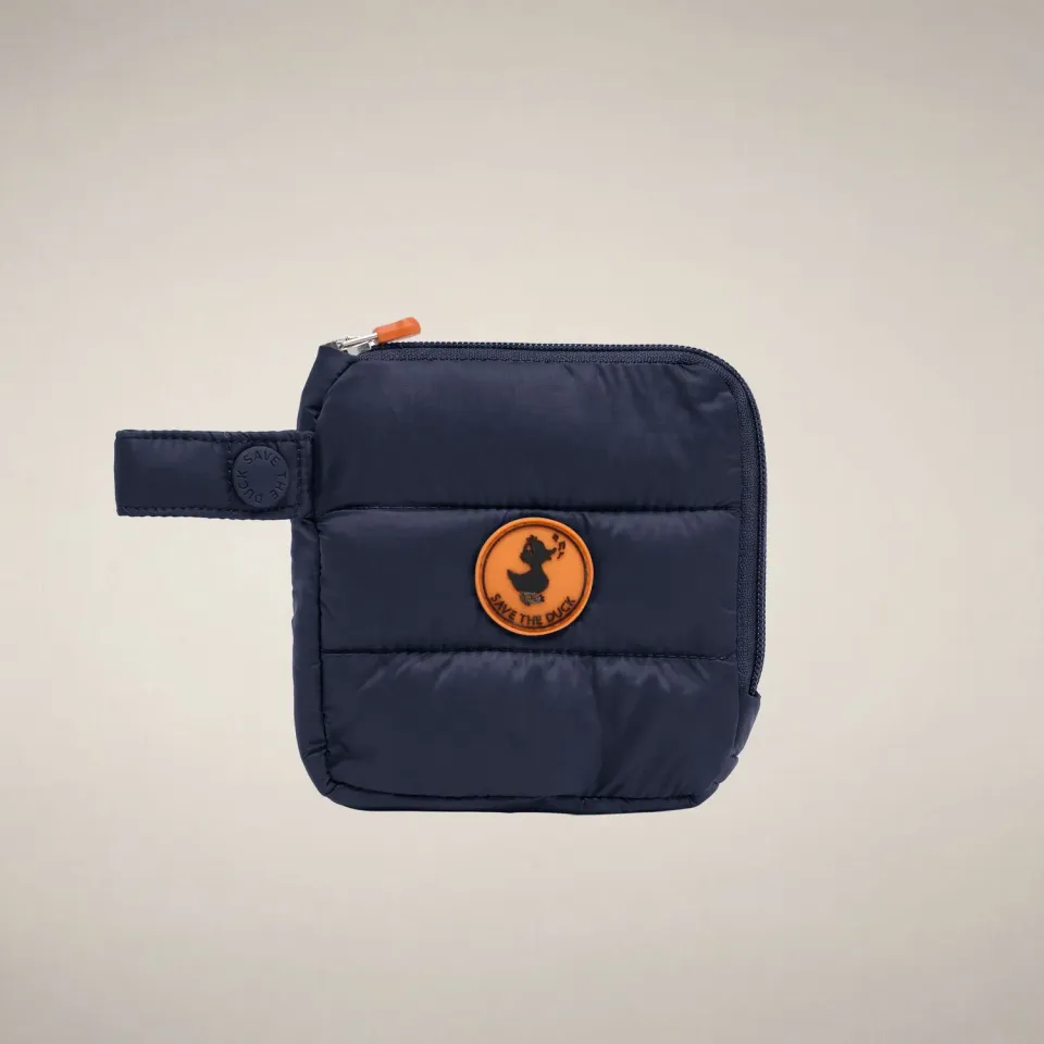 Save The Duck Bo lommebok Blue Black vattert