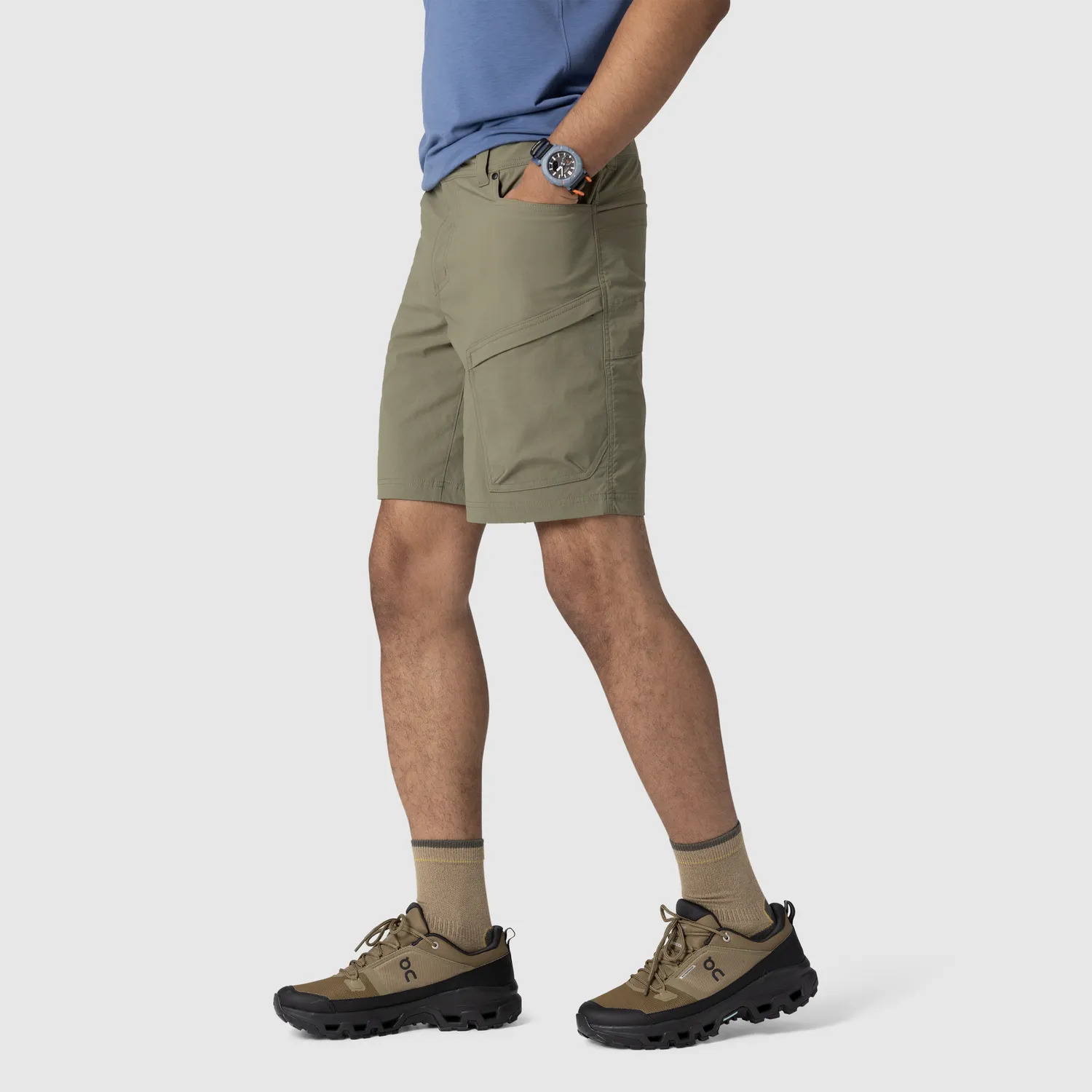 Outdoor Research Timberline Utility Short turshorts herre Ranger Green UPF 50+