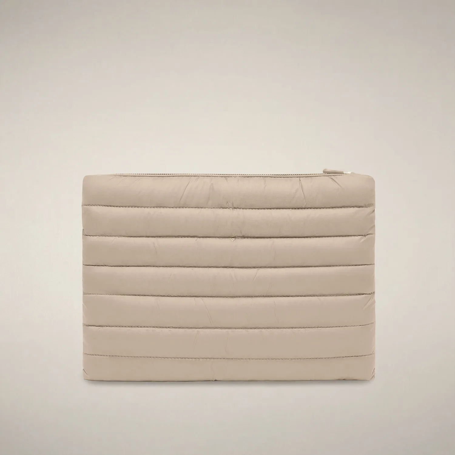 Save The Duck Thalassa quiltet pouch stor Shore Beige
