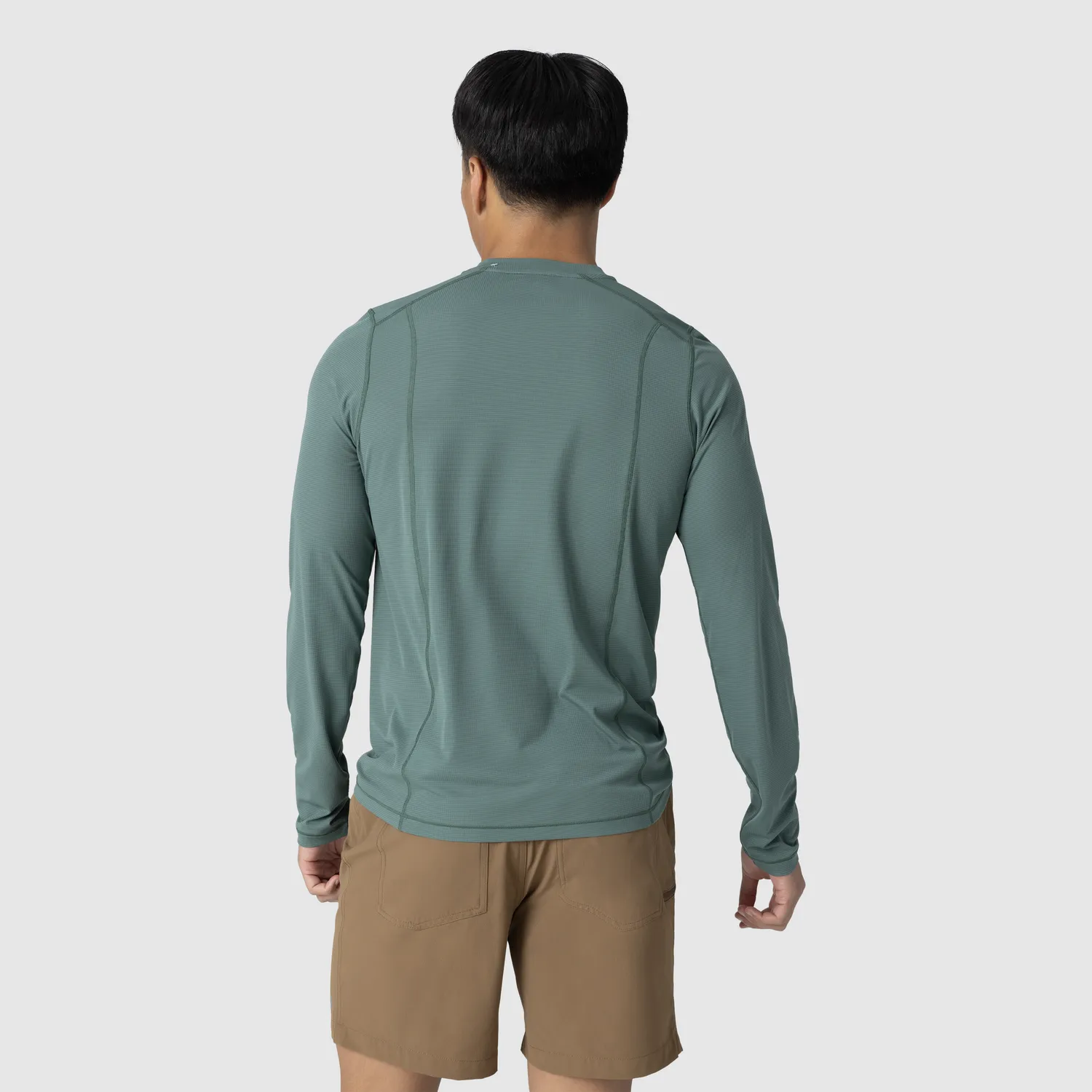 Outdoor Research Echo Men's Echo Long Sleeve Tee langermet trøye, Skyline, lett