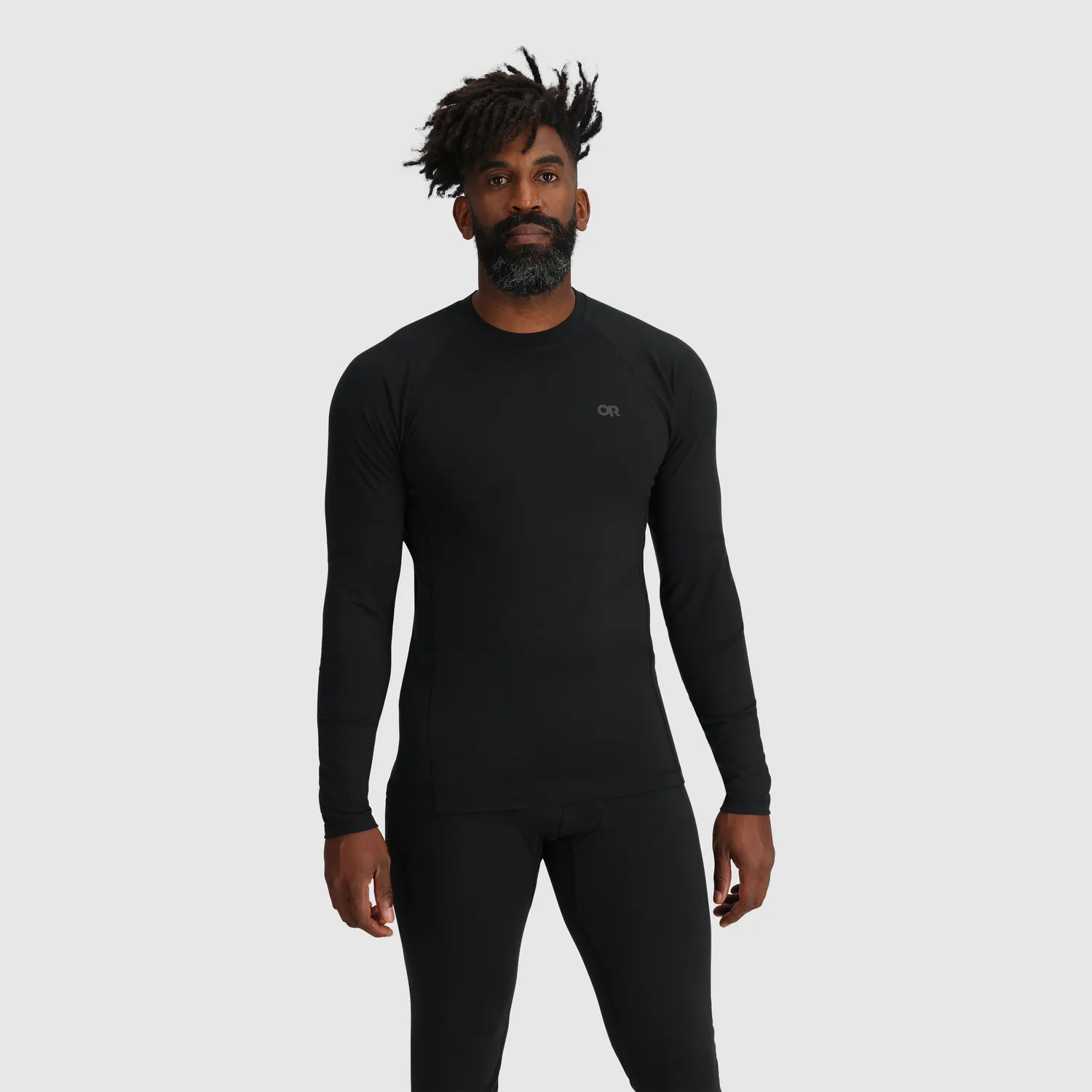 Outdoor Research Alpine Onset Merino 150 Crew ulltrøye Black Heather