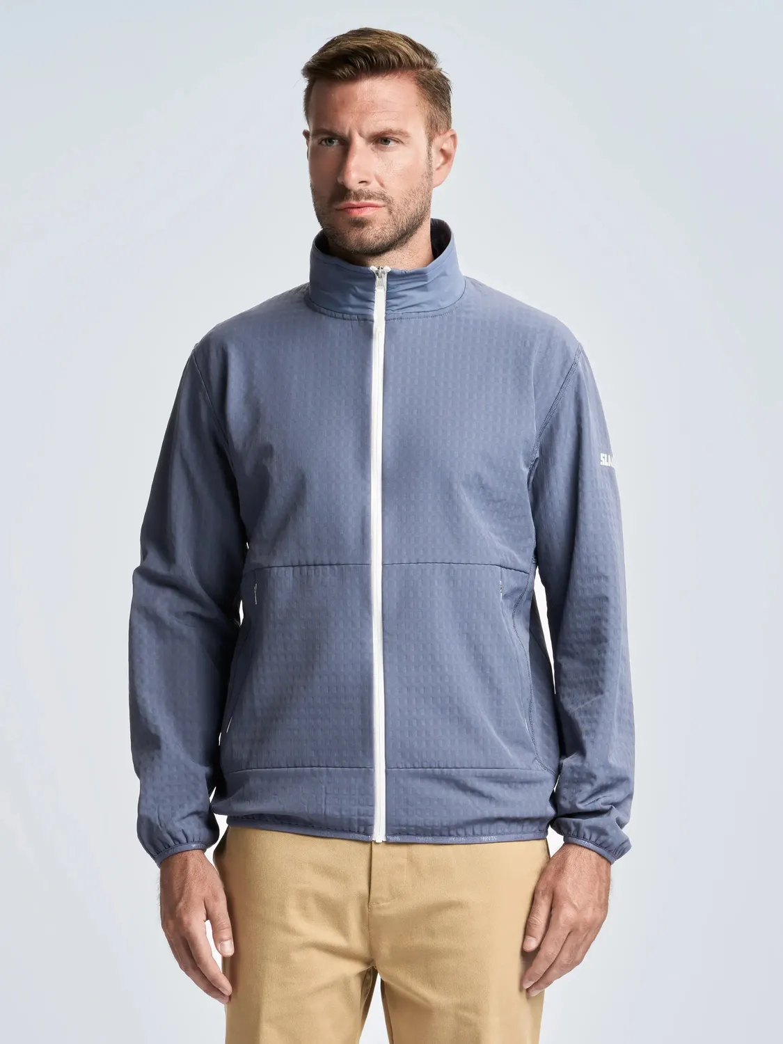 Slam Altura FZ Grid Fleece fleecejakke herre glidelås