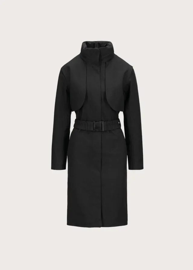 Brgn Skyet Coat regnkåpe New Black 20 000 mm