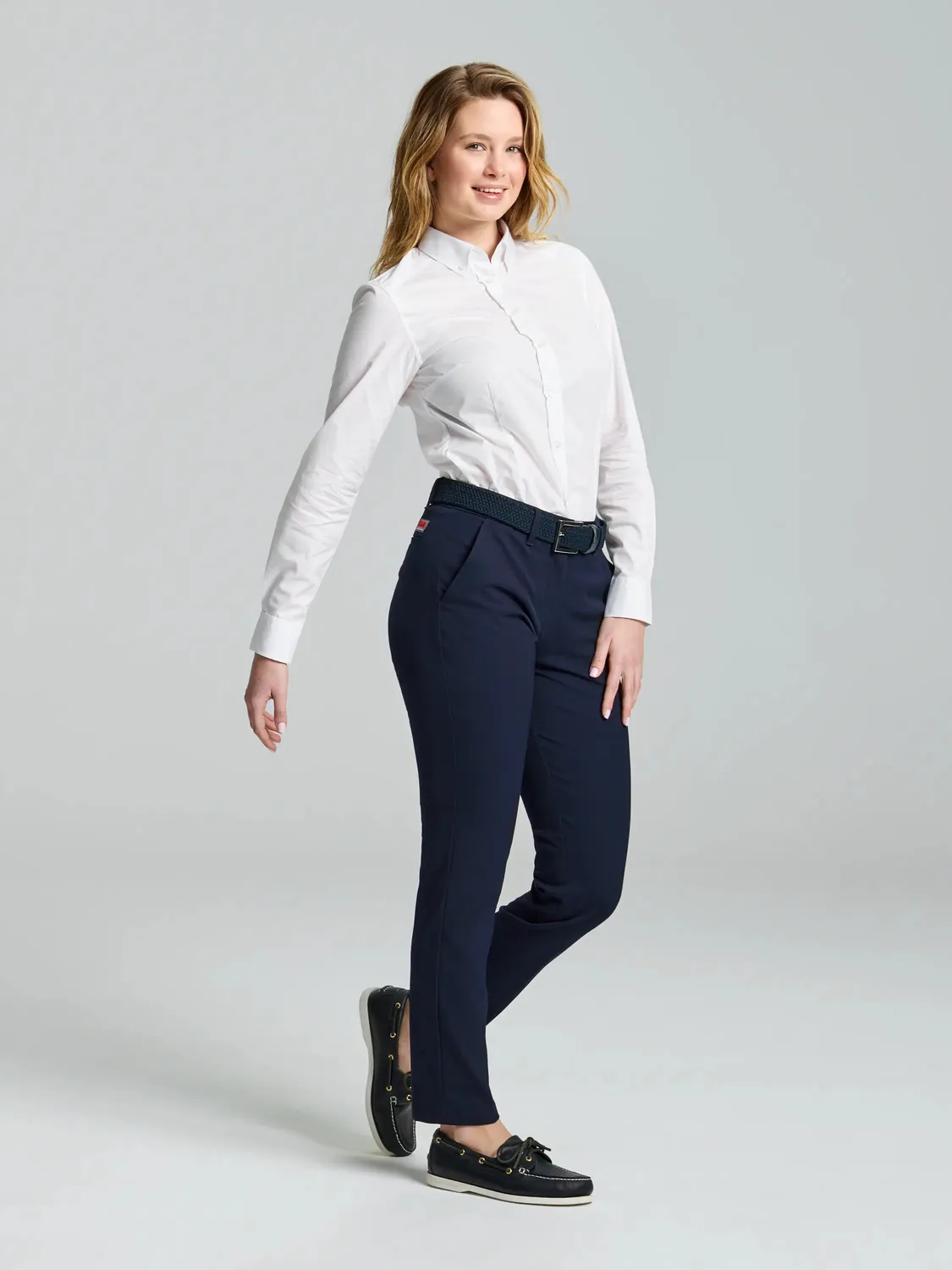 Slam WS Polyvisco Pant chinos dame XXS–XL marineblå