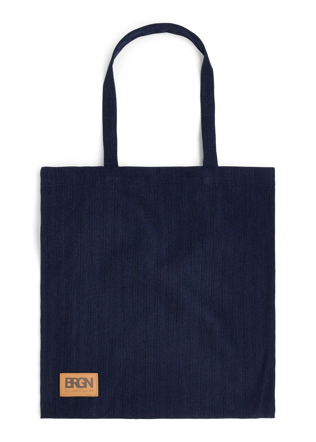 Brgn Tote Bag handlenett Blue Tweed, vanntett