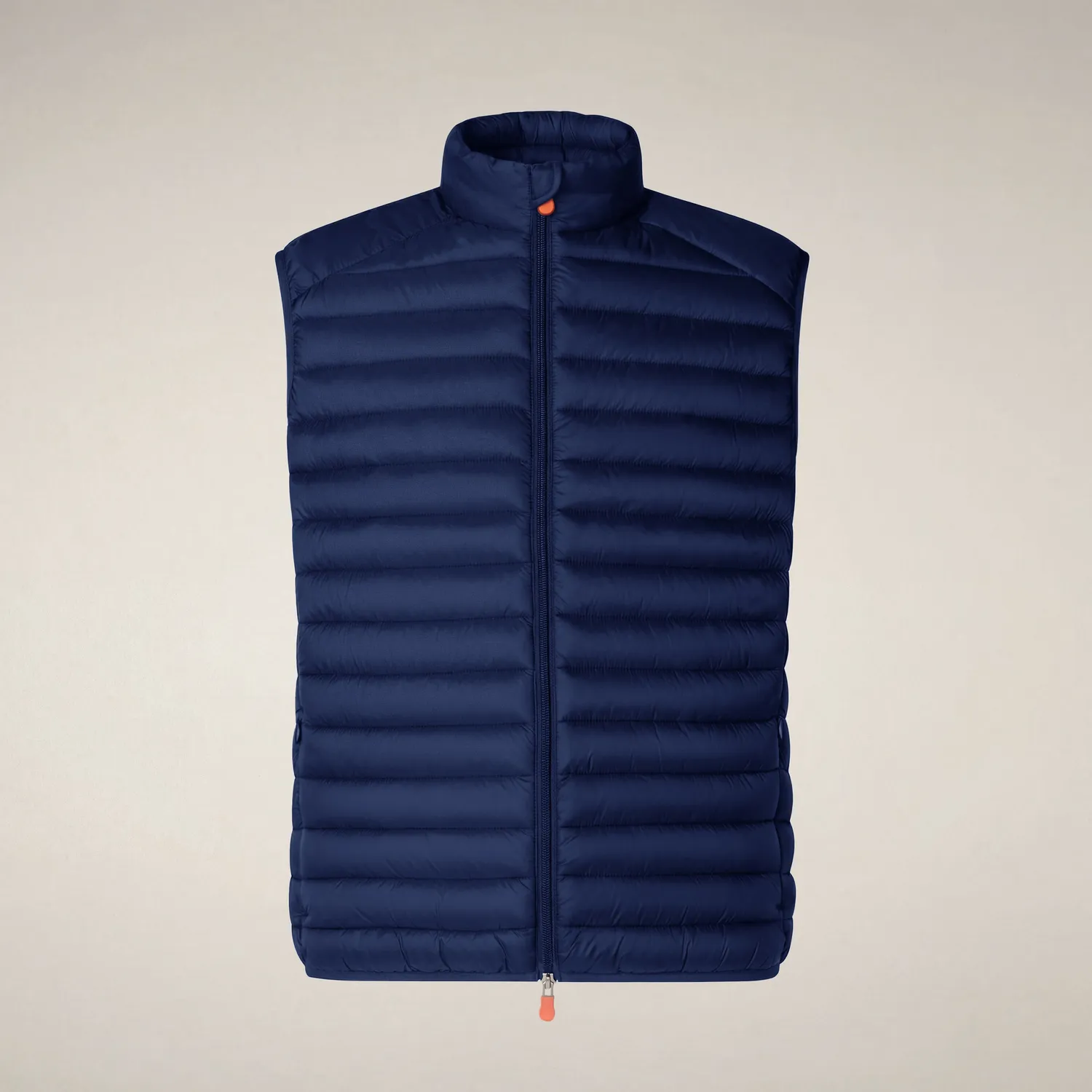 Save The Duck Adam quiltet vest herre Eclipse Blue lett
