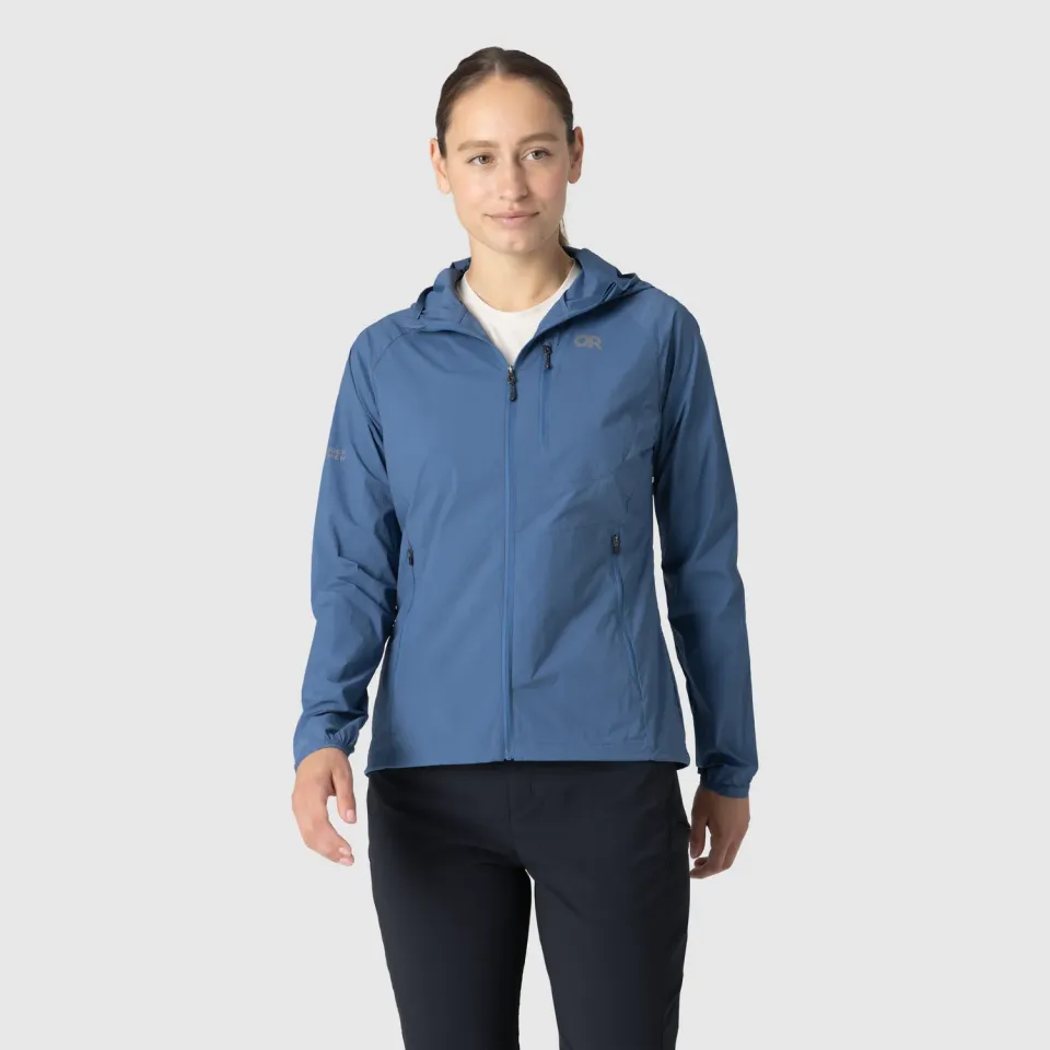 Outdoor Research Shadow Wind Hoodie vindjakke dame Skyline