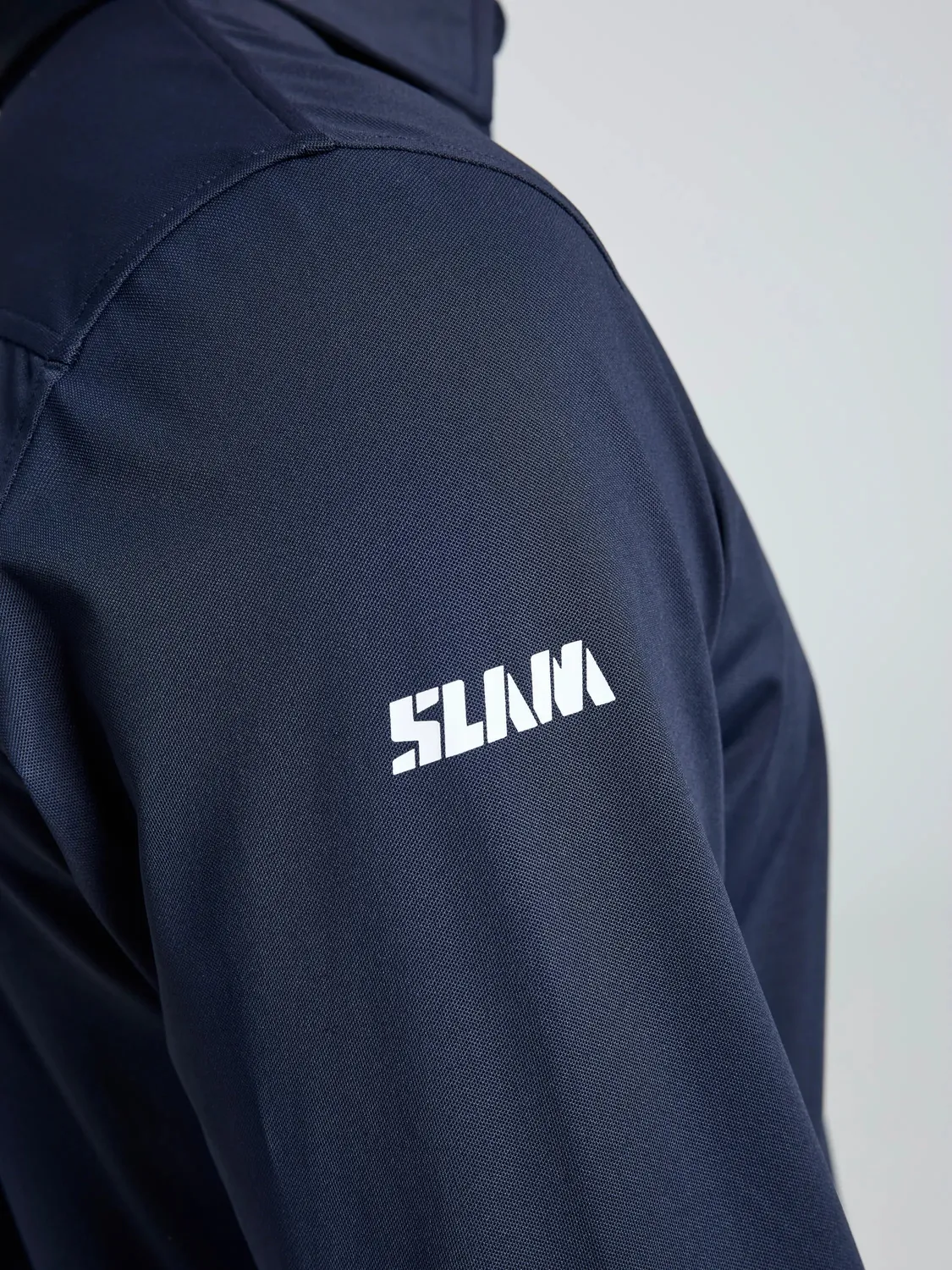 Slam Tech Piqué Shirt LS poloskjorte mørk marineblå UPF 50+