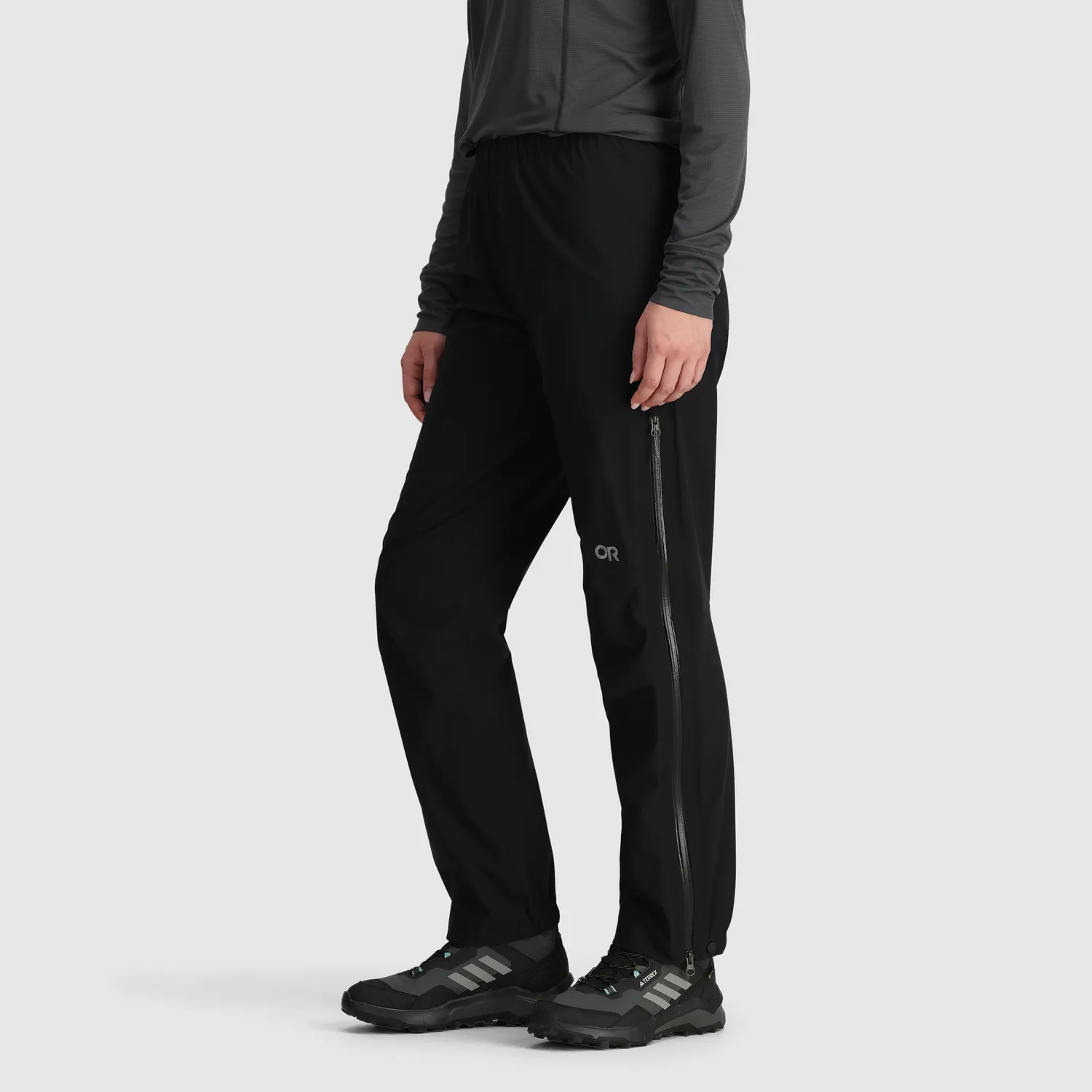 Outdoor Research Aspire 3L regnbukse dame svart 3-lags