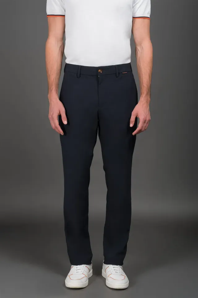 Moorer SWINLEY-FCG chinos navy stretch