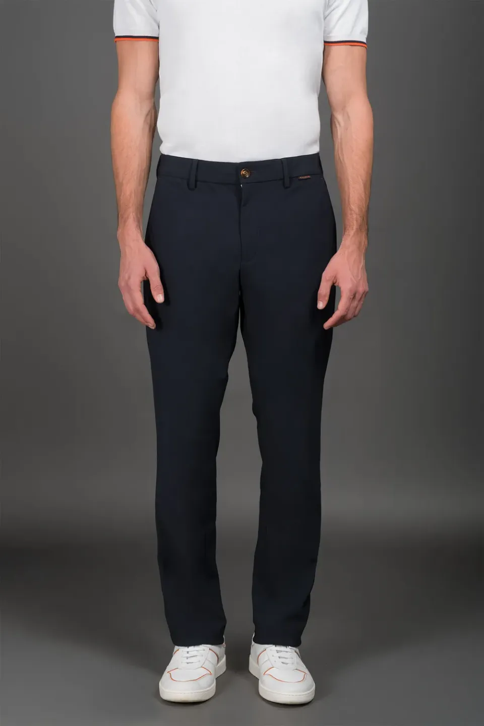 Moorer SWINLEY-FCG chinos navy stretch