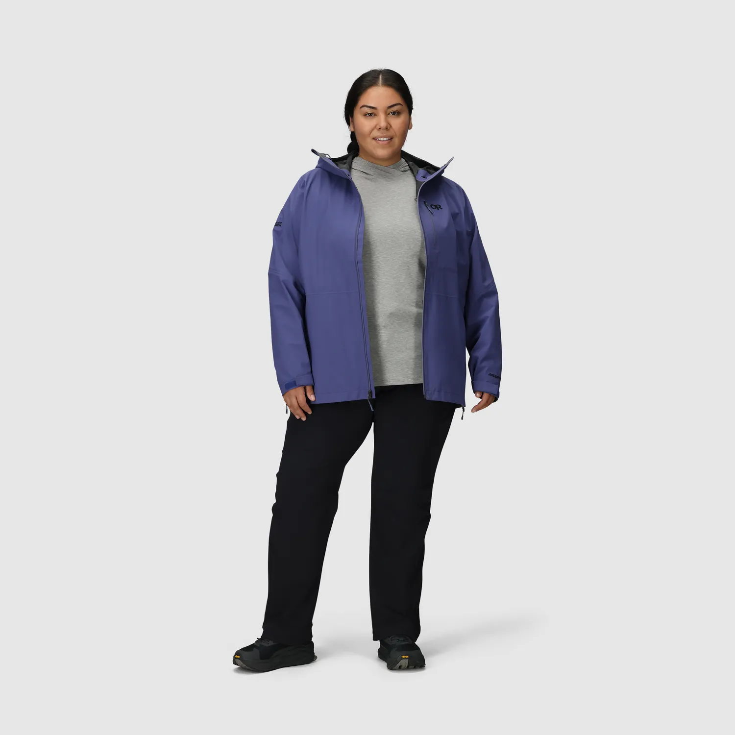 Outdoor Research Aspire 3L Rain Jacket Plus regnjakke 1X vanntett
