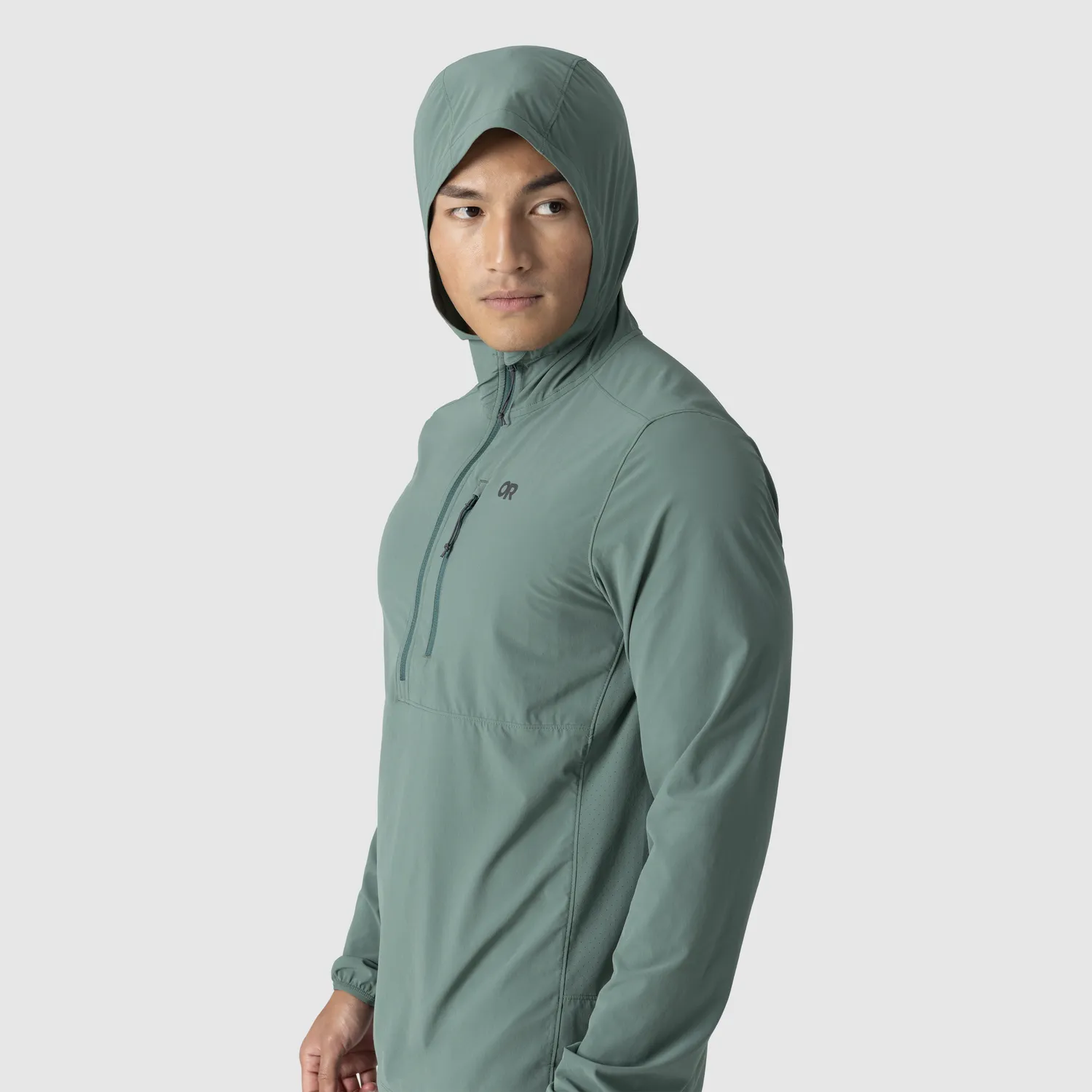 Outdoor Research Astroman Air Sun Hoodie soltrøye XXL Malachite UPF
