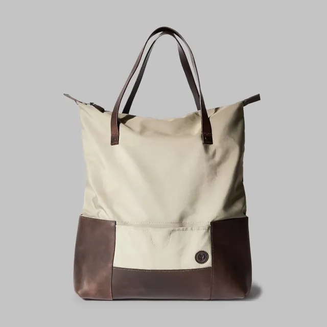 John Partridge Drayton nylonveske beige 25 l