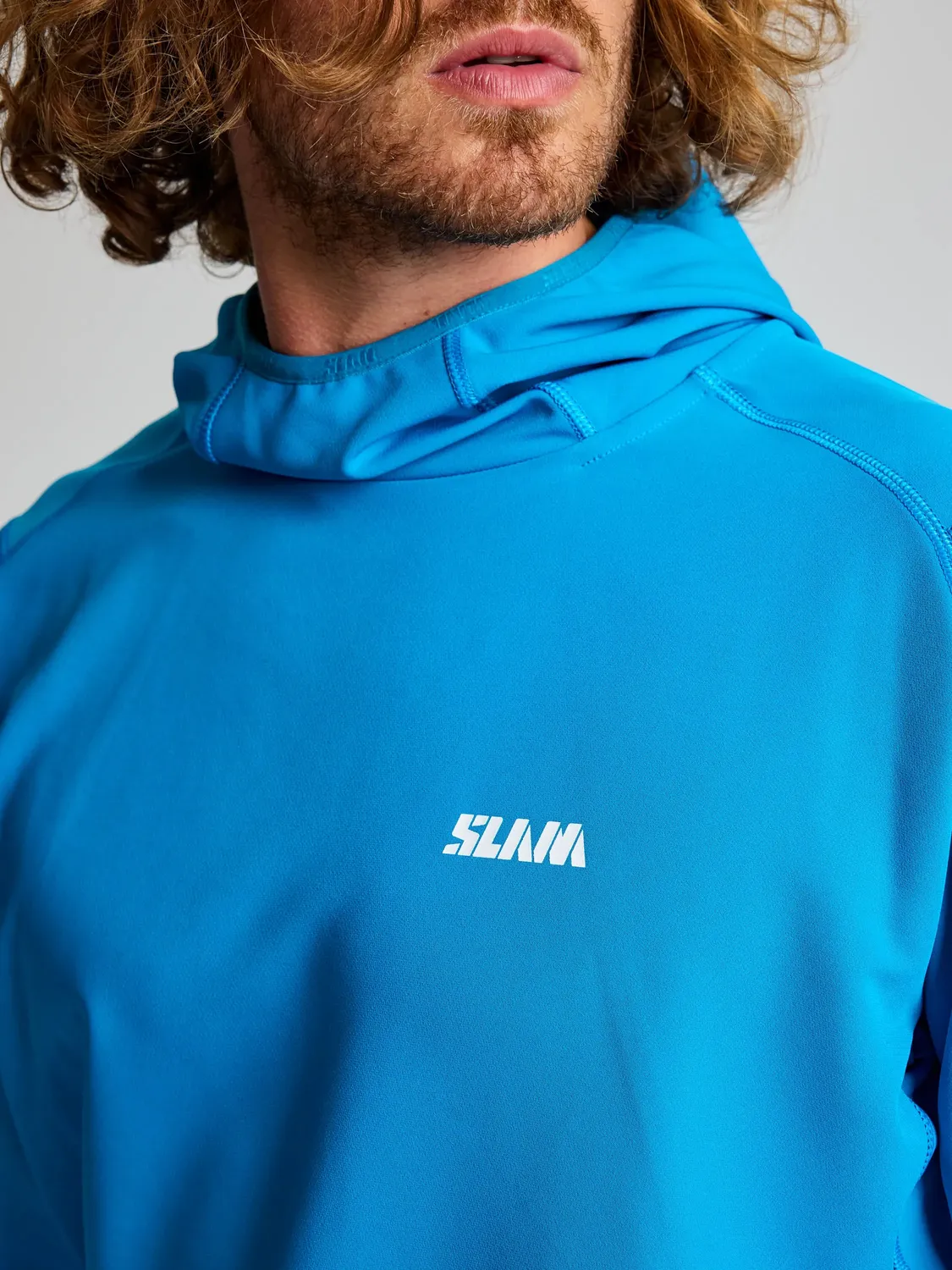 Slam Foil Tech Hoodie hettegenser mørk marineblå vindtett