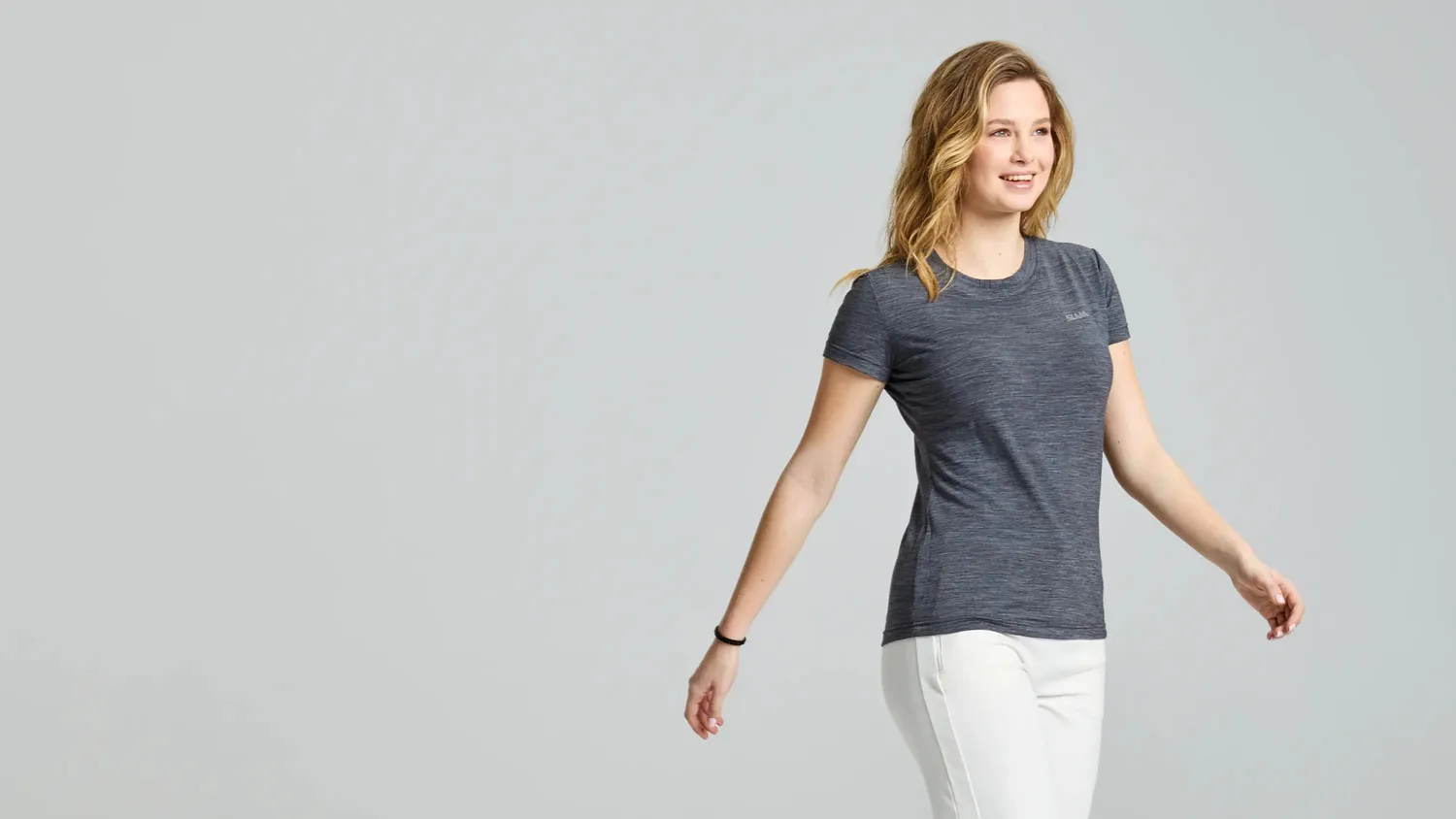 Slam Slam WS Merino T-Shirt merino t-skjorte dame grafitt