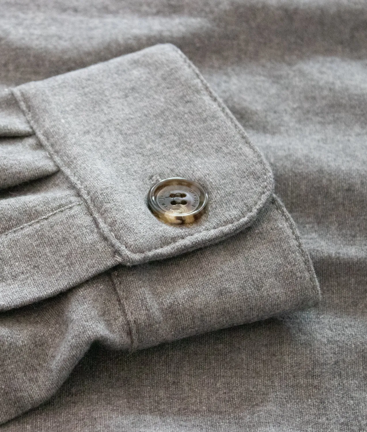 Cro'Jack Hank Zip Shacket ullskjorte grå L slim fit