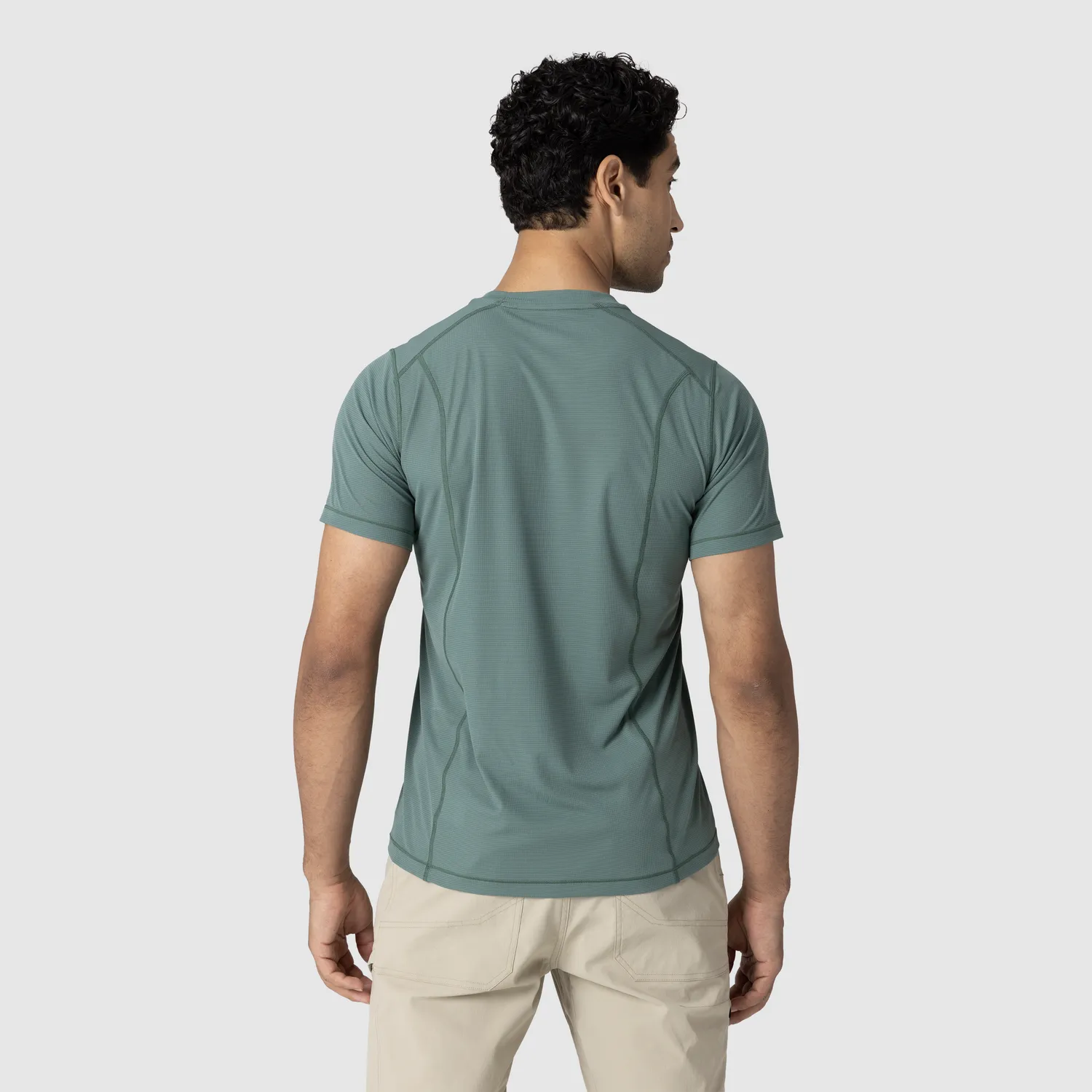 Outdoor Research Echo Men's Echo T-Shirt T-skjorte Gravel S UPF 15