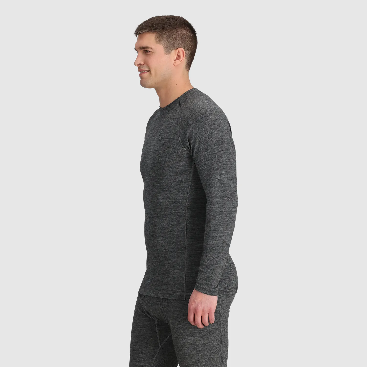 Outdoor Research Alpine Onset Merino 150 Crew ulltrøye Black Heather