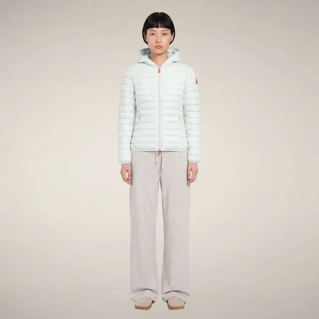 Save The Duck Icons Daisy boblejakke dame offwhite lett