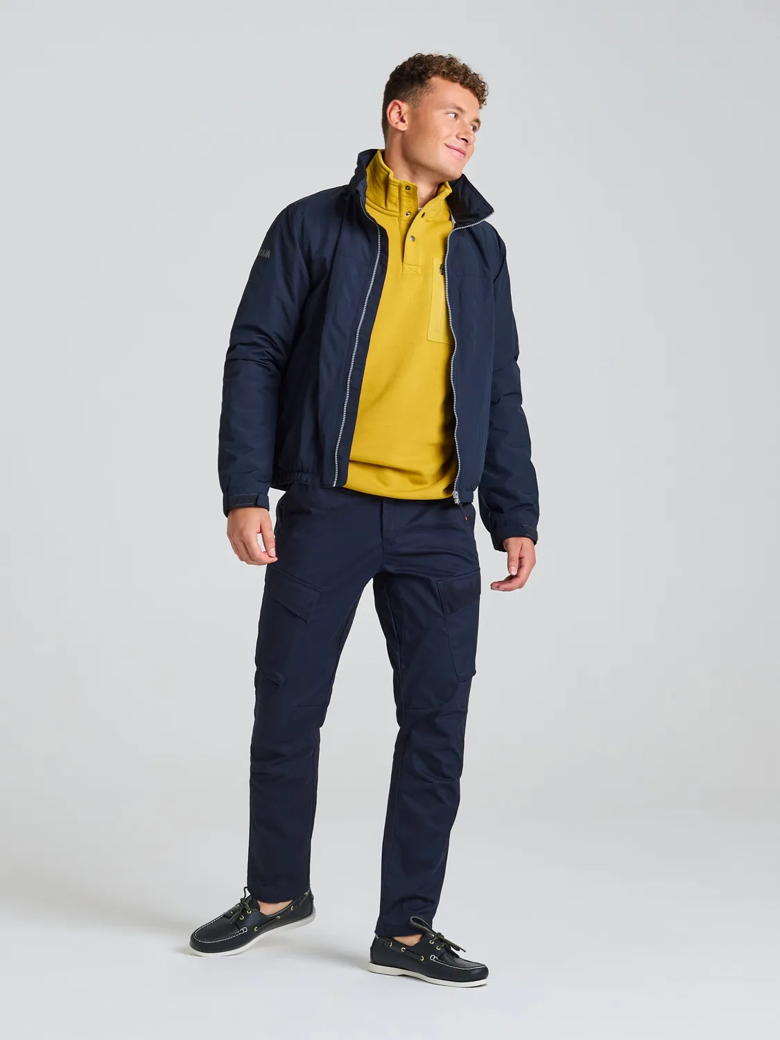 Slam Summer Sailing Jacket seiljakke herre mørkeblå vanntett