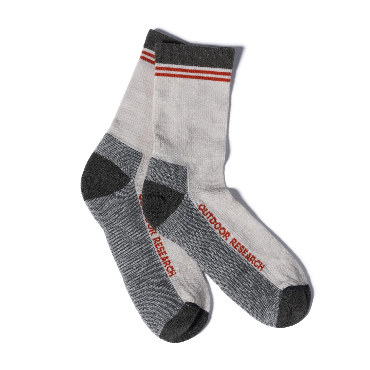 Outdoor Research Lightweight Hiking Crew Socks tursokker Storm merinoblanding
