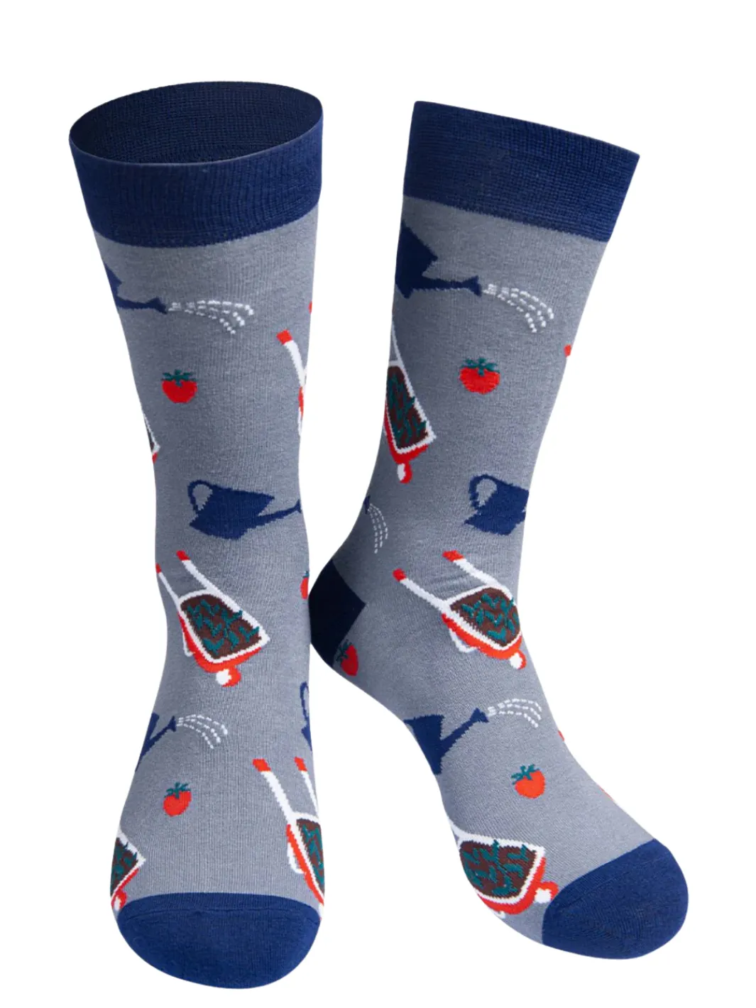 John Partridge Gardening Bamboo Socks sokker blå/grå bambus