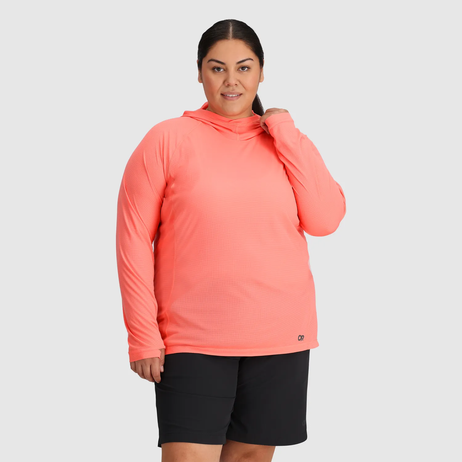Outdoor Research Echo Plus Size Hoodie hettegenser 1X–4X hurtigtørkende