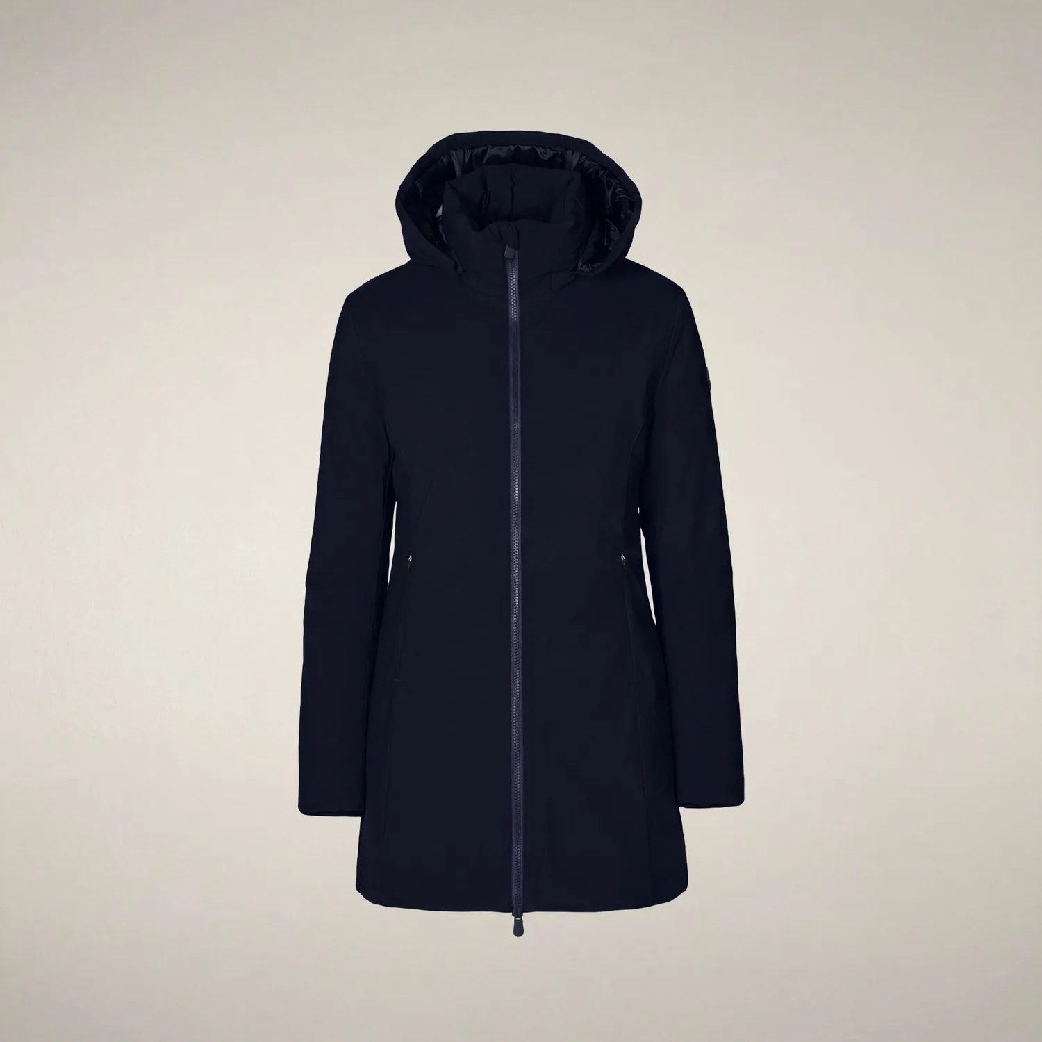 Save The Duck Icons Rachel parkas dame marineblå slim fit