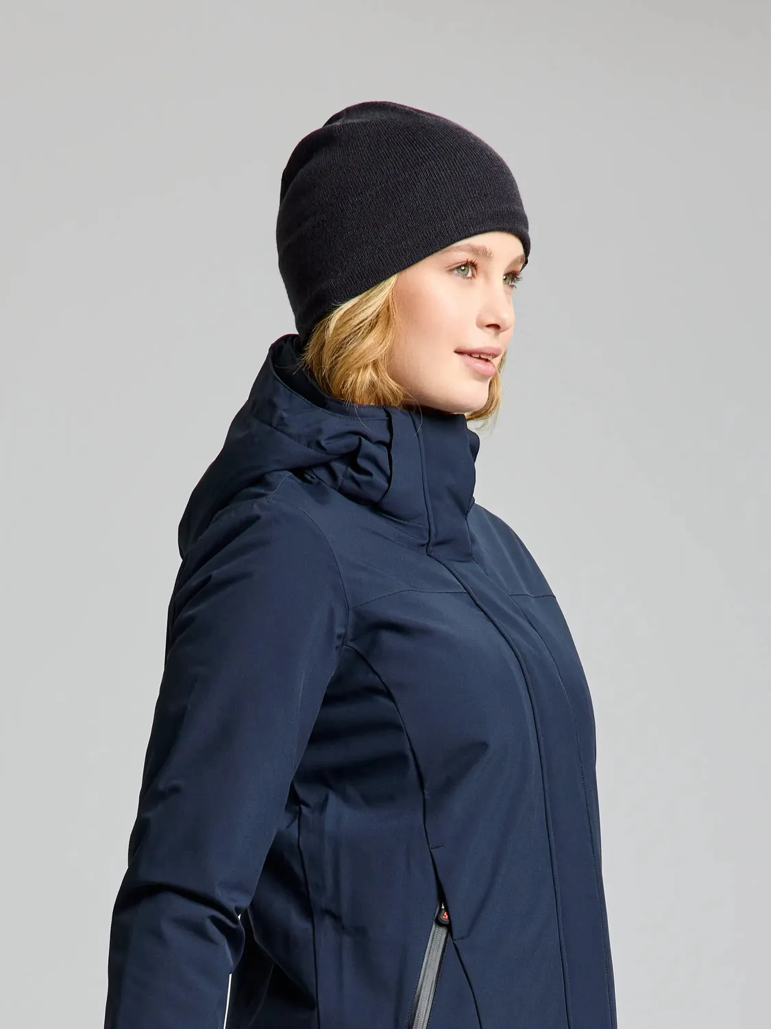 Slam Logo Beanie lue ullblanding med mikrofleece