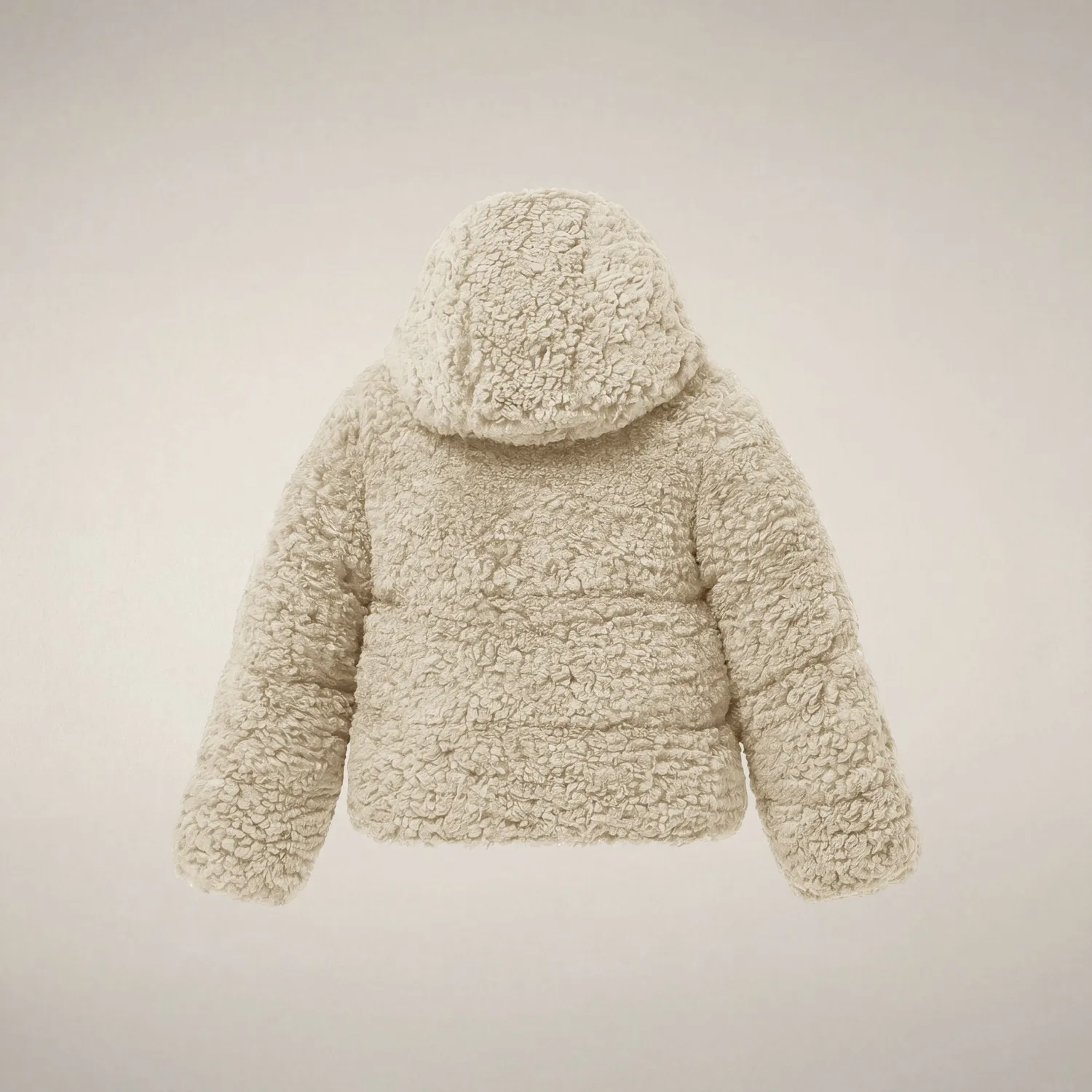 Save The Duck Kenda fuskepelsjakke jente, Shore Beige, dyrefri
