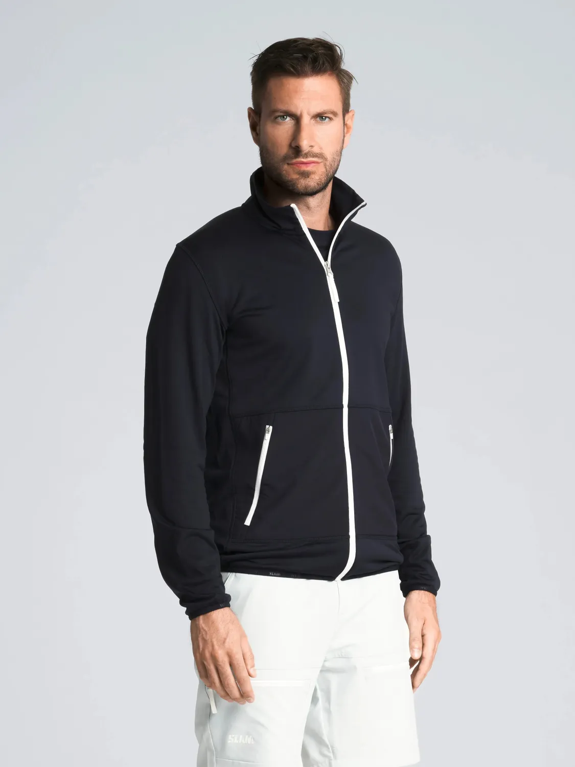 Slam Altura FZ LGT Grid Fleece fleecejakke Dark Navy lett