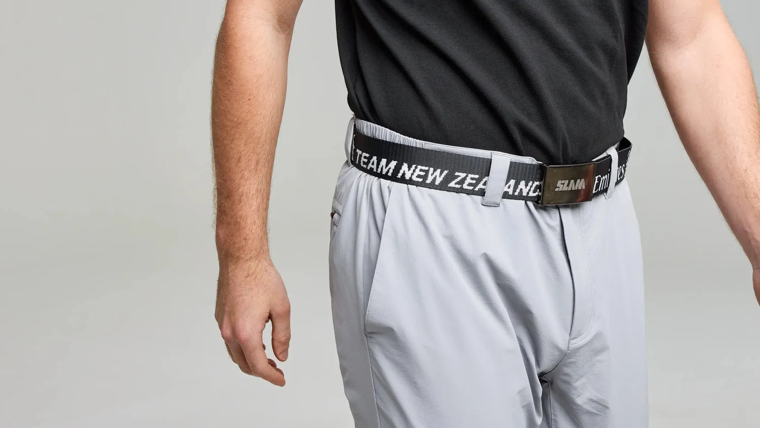 Slam ETNZ Logo Belt belte ETNZ Black 130 cm