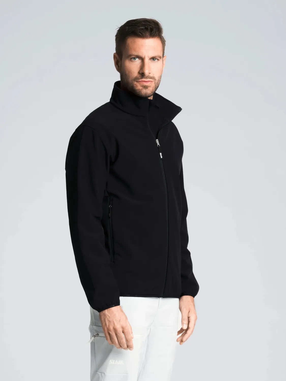 Slam Altura Warm softshelljakke herre mørk marine fleece