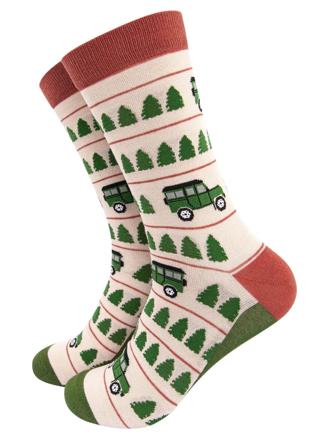 John Partridge Farm Vehicle Bamboo Sock Gift Set sokker gaveeske