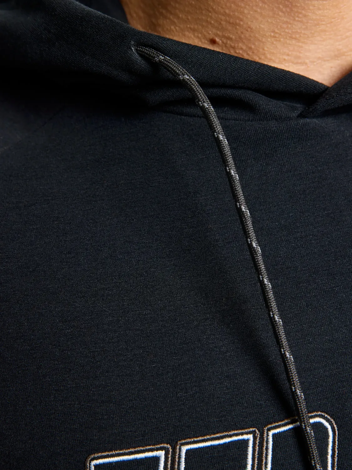 Slam Logo Hoodie hettegenser herre aluminium bomull