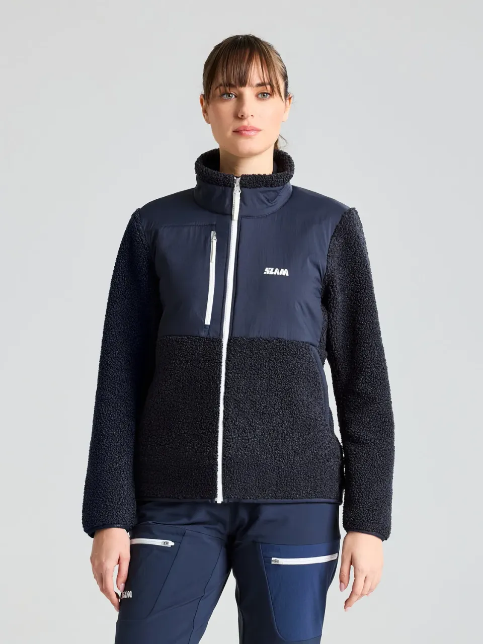 Slam Altura FZ fleecejakke dame Dark Navy