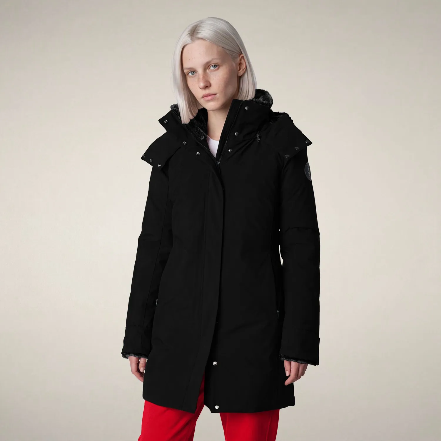 Save The Duck Arctic Samantah parkas Black dame slim fit