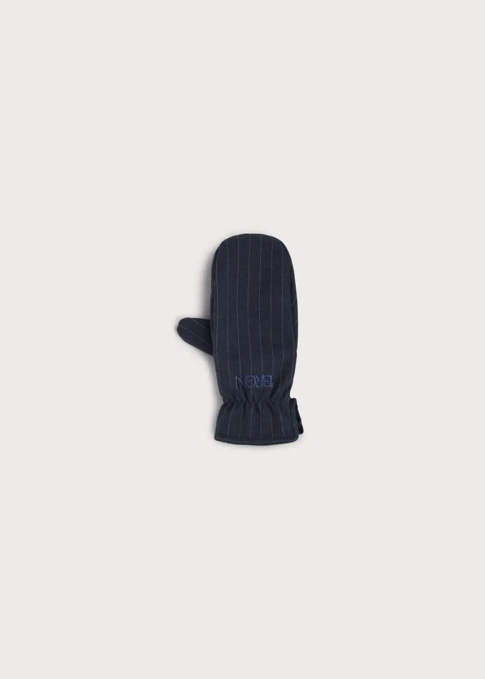 Brgn Mittens votter S/M–M/L Navy Pinstripe vanntette