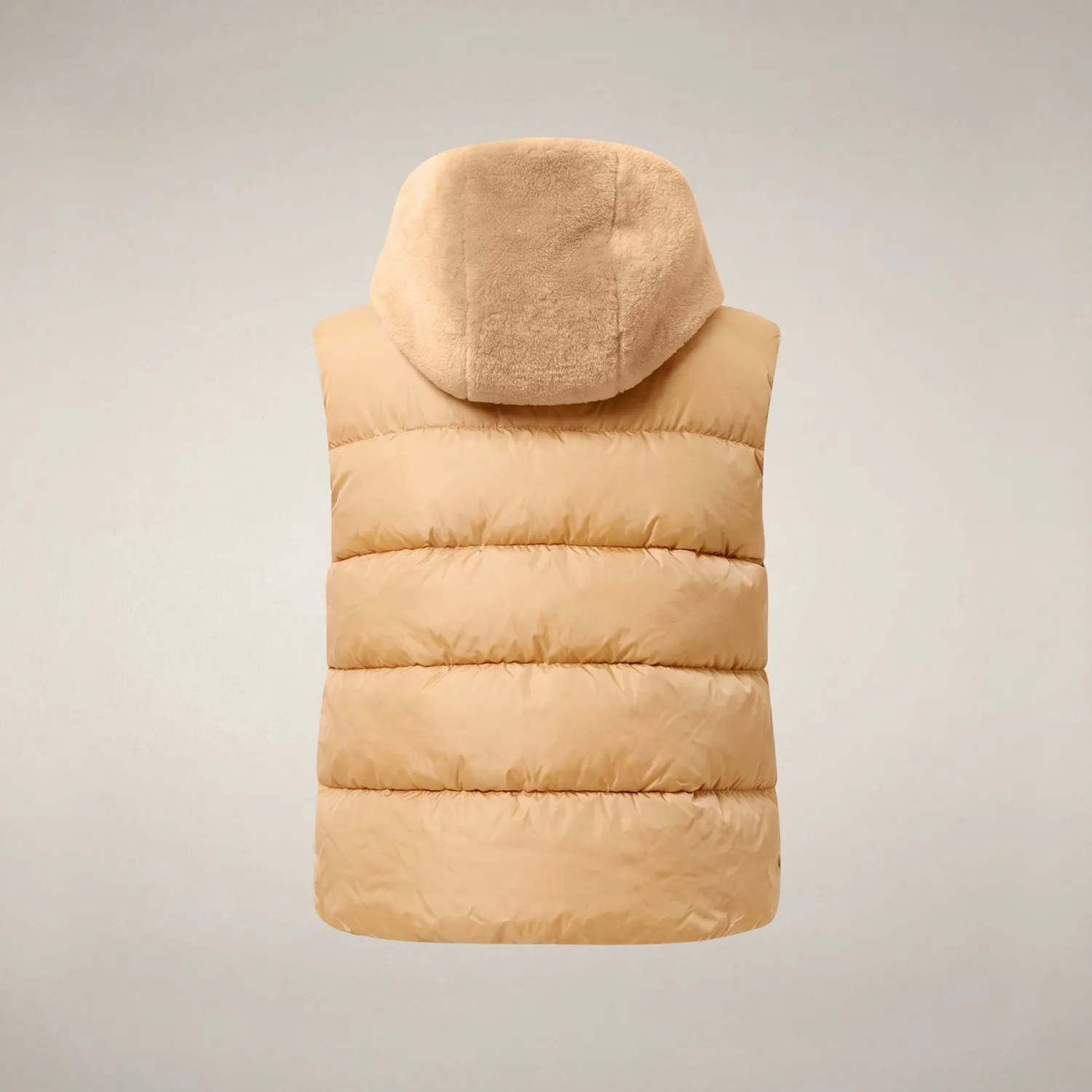 Save The Duck Cassandra vest dame steinbeige fuskepels