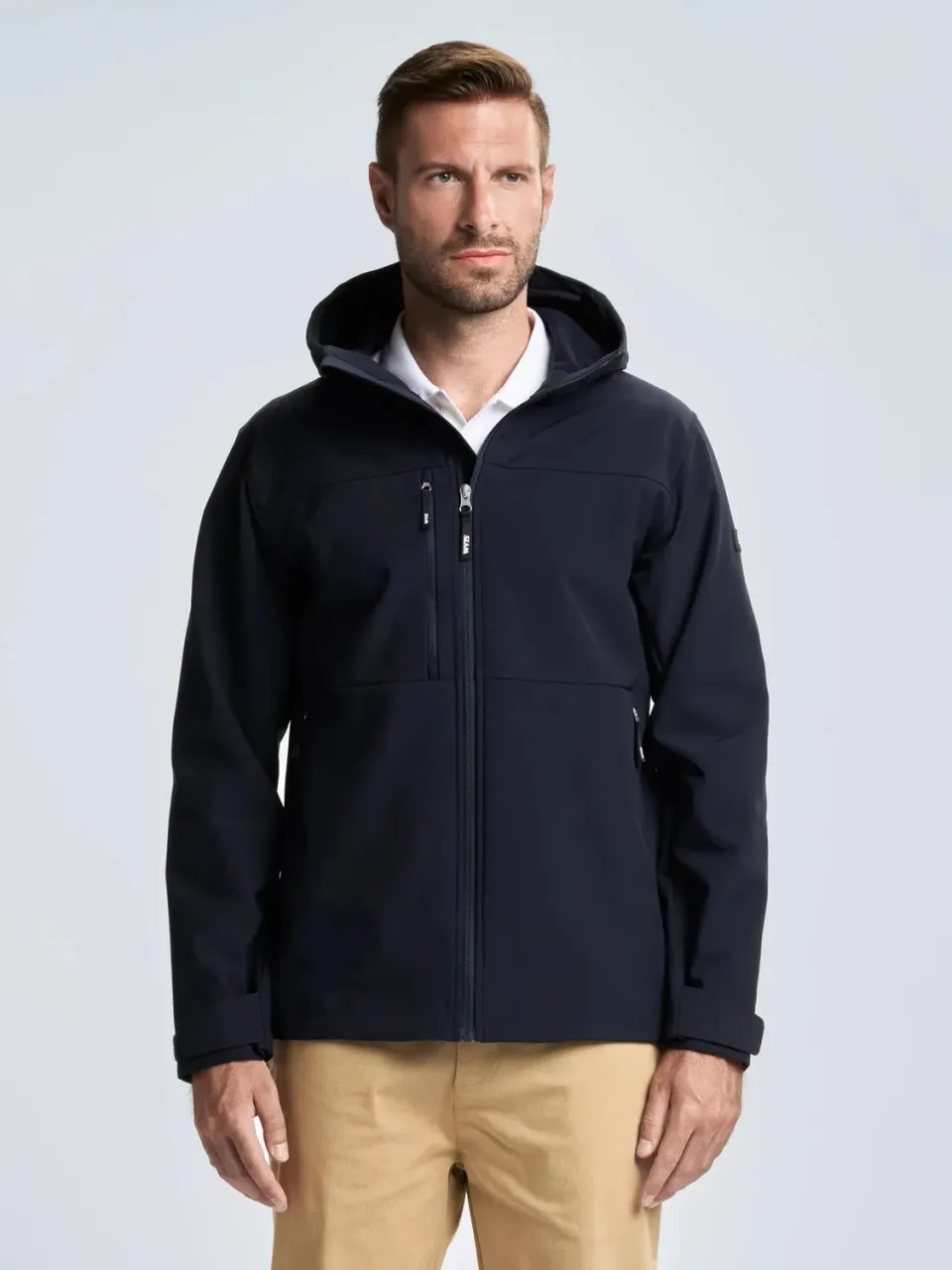 Slam Altura Warm SShell Hoodie softshelljakke herre mørk marine