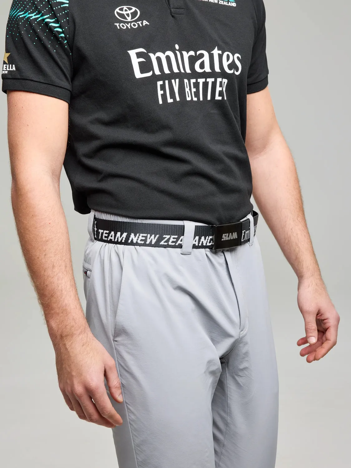 Slam ETNZ Logo Belt belte ETNZ Black 130 cm