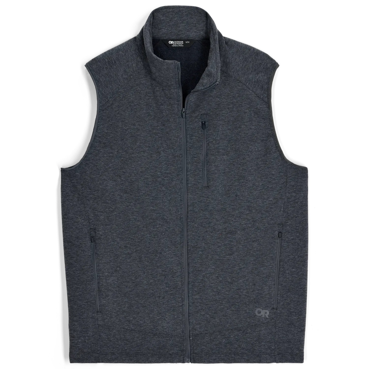 Outdoor Research Crescent Fleece Vest fleecevest Storm Heather
