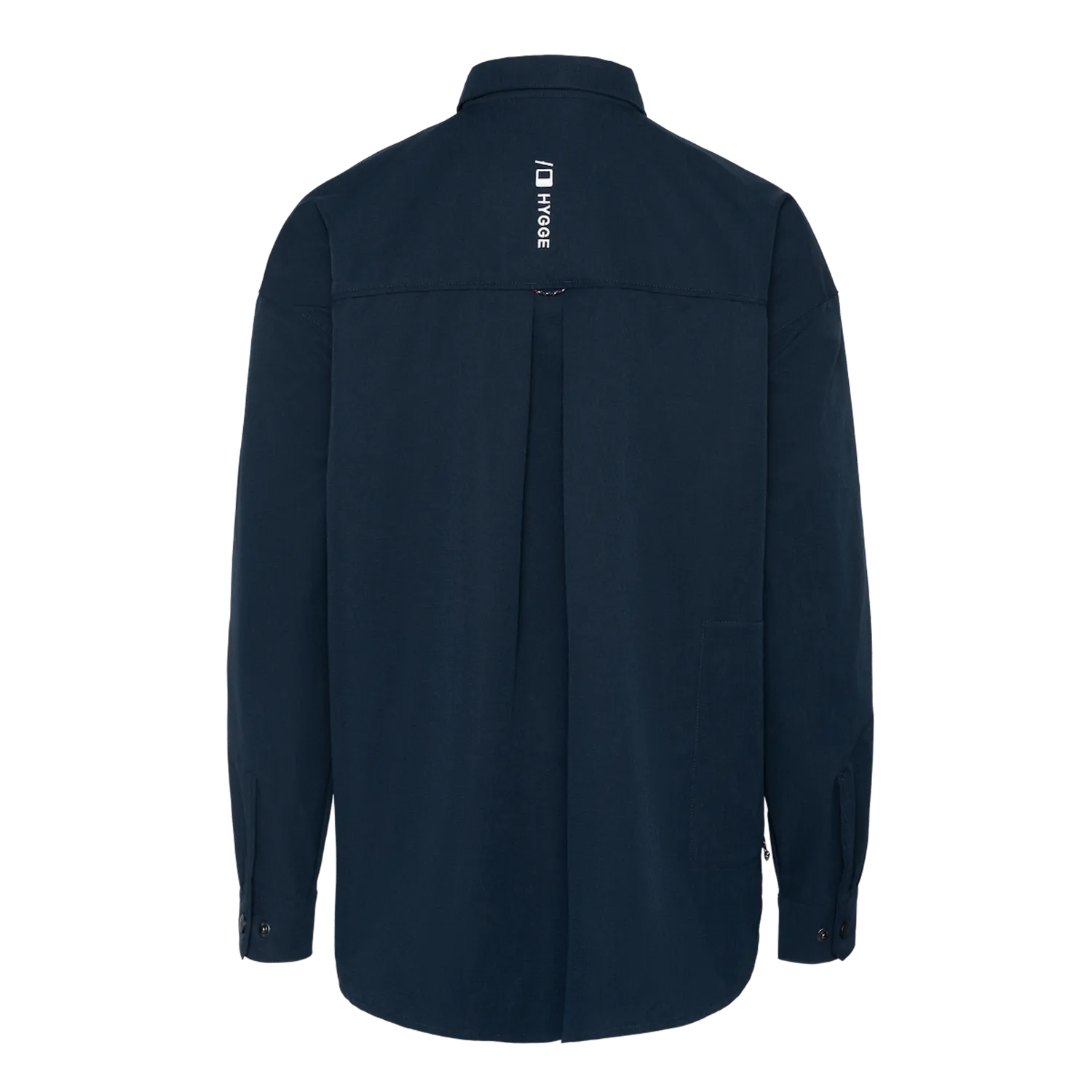 House of Hygge Women's Ripstop Shirt t-skjorte dame navy bomull