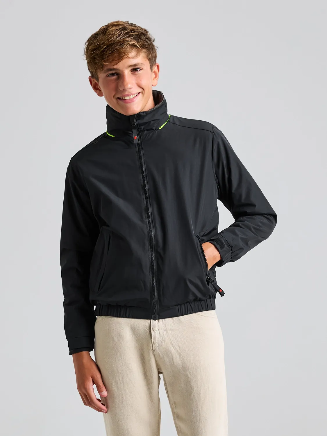 Slam Jr Sailing Warm Jacket seiljakke barn 8–14 vind- og vannavvisende